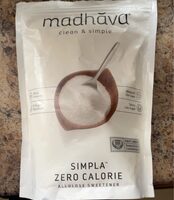 Simpla zero calories allulose sweeterner