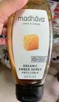 Organic Amber Honey Unfiltered