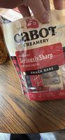 Seriously Sharp Cheddar Cheese Snack Bars