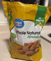 Whole natural almonds