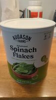 Dehydrated spinach flakes