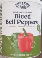 Dehydrated Red & Green Diced Bell Peppers