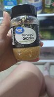 Minced garlic in extra virgin olive oil