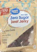 Zero sugar jerky