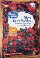 Triple Berry Medley Blueberries, Strawberries and Raspberries