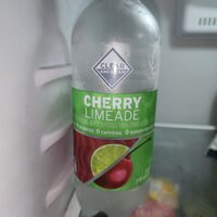 Cherry limeade flavored sparkling water beverage, cherry limeade