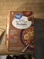 Maple Brown Sugar Protein Instant Oatmeal