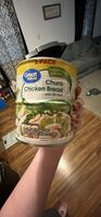Great value, chunk chicken breast with rib meat in water