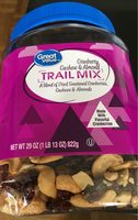 Cranberry, cashew & almond trail mix