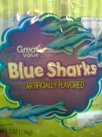 Blue sharks candy