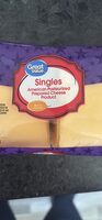 Singles American Pasteurized Prepared Cheese Product