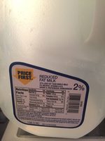 Reduced fat milk