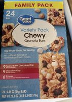 Peanut Butter Chocolate Chip Chewy Granola Bar