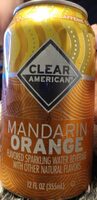 Mandarin Orange Flavored Sparkling Water Beverage