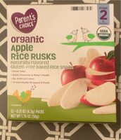 Apple rice rusks