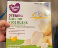 Organic Banana Rice Rusks