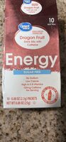 Dragon Fruit Drink Mix with Caffeine