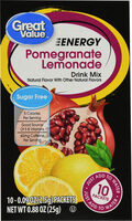 Pomegranate Lemonade Drink Mix with Caffeine