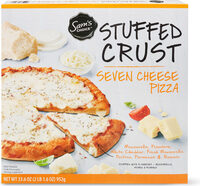 Stuffed Crust Seven Cheese Pizza