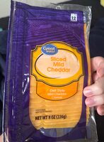 Sliced Mild Cheddar Deli Style Mild Cheddar Cheese