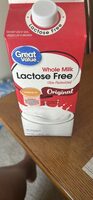 Lactose Free Whole Milk