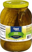 Great value, dill wholes pickles