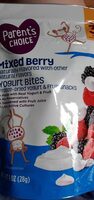 Mixed berry yogurt bites