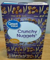 Crunchy nuggets whole grain wheat and barley cereal, crunchy nuggets
