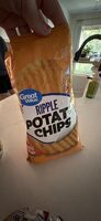 Great value, potato chips, cheddar & sour cream