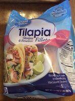 Tilapia skinless and boneless fillets