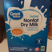 Great value, nonfat instant dry milk