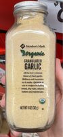 Organic granulated garlic