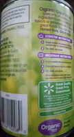 Great Value Organic Sweet Peas No Salt Added, 15 Oz
