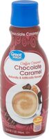 Chocolate caramel coffee creamer