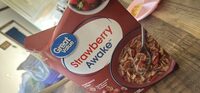 Strawberry Awake Sweetened Crispy Wheat and Rice Cereal with Strawberries