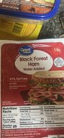 Black Forest Ham Water Added