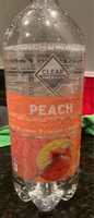 Peach flavored sparkling water beverage, peach