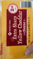 Extra sharp yellow cheddar cheese