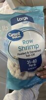 Raw Shrimp Peeled & Deveined Tail-Off