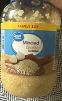Minced Garlic In Water