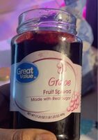 Grape fruit spread