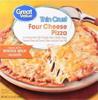 Thin Crust Four Cheese Pizza