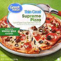 Thin Crust Supreme Pizza