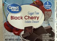 Sugar Free Black cherry Gelatin Dessert