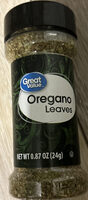 Oregano Leaves