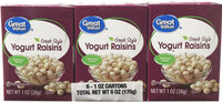 Yogurt Raisins