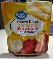 Freeze Dried Banana @ Strawberry Fruit Crisps