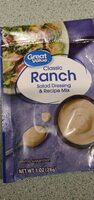 Classic ranch salad dressing mix