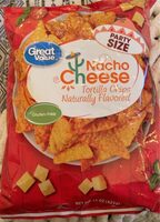 Nacho cheese torilla chips