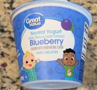 Nonfat blueberry yogurt